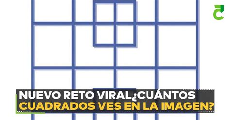 Nuevo Reto Viralcu Ntos Cuadrados Ves En La Imagen