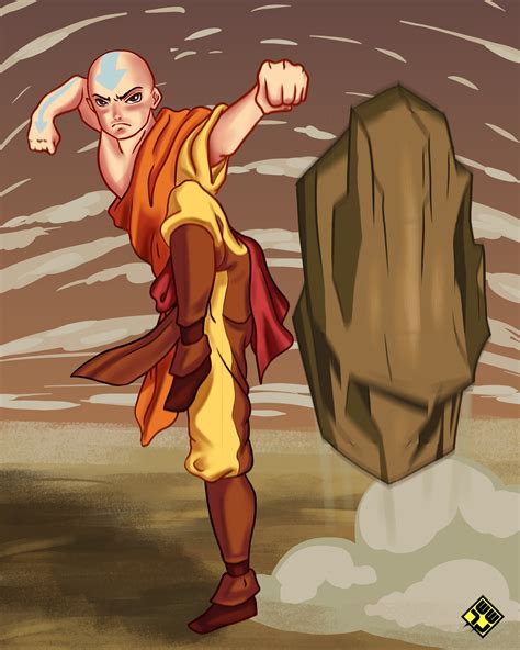 Aang Earthbending