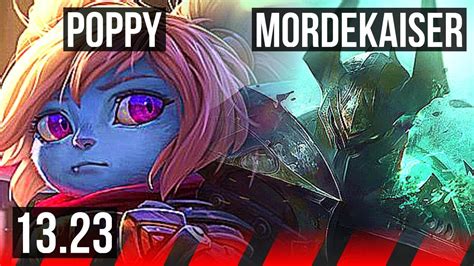 Poppy Vs Mordekaiser Top Solo Kills M Mastery