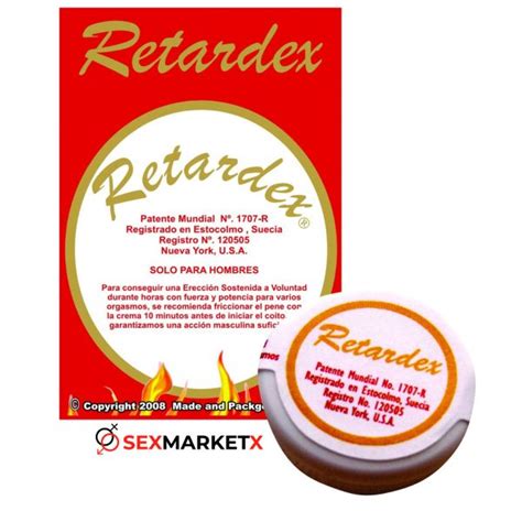 Crema Retardante Para Hombres Retardex Sexmarketx Tienda Online