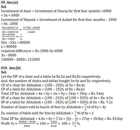 Ibps Po Mains Quantitative Aptitude Quiz 2nd November 2019