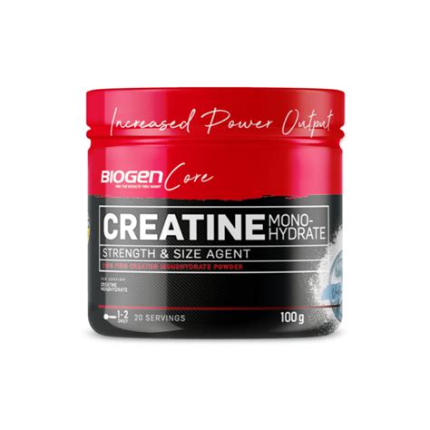 Pure Creatine Monohydrate Powder G Biogen