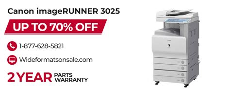 Used Canon imageRUNNER 3025 Black and White Copier at lower price