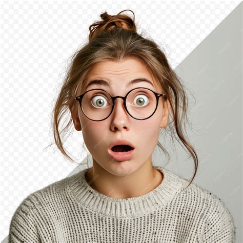 Oops how awkward Stunned uncomfortable girl staring with popped eyes