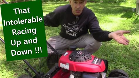 How To Fix A Surging Lawn Mower Youtube