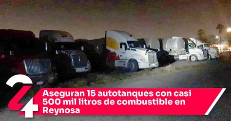 Aseguran Autotanques Con Casi Mil Litros De Combustible En