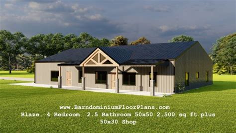 Blaze Barndominium Barndominium Floor Plans