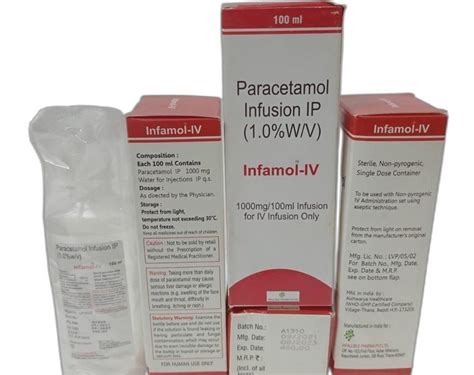 Paracetamol Infusion IP At Rs 460 Paracetamol Infusion In New Delhi