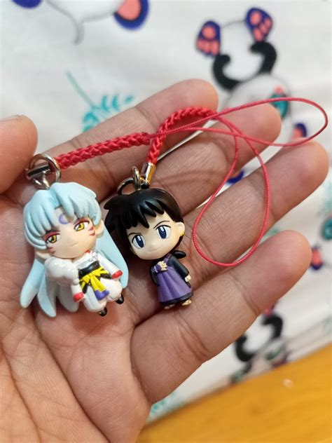 Bandai Inuyasha Strap Figure Gashapon Set Original Hobbies And Toys