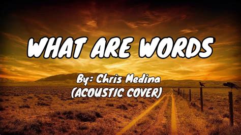 words acoustic cover lyrics mylyrics hub youtube