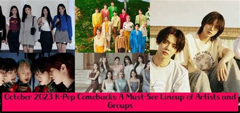 October 2023 K Pop Comebacks A Must See Lineup Of Artists And Groups Tahiti Japan — Kpop