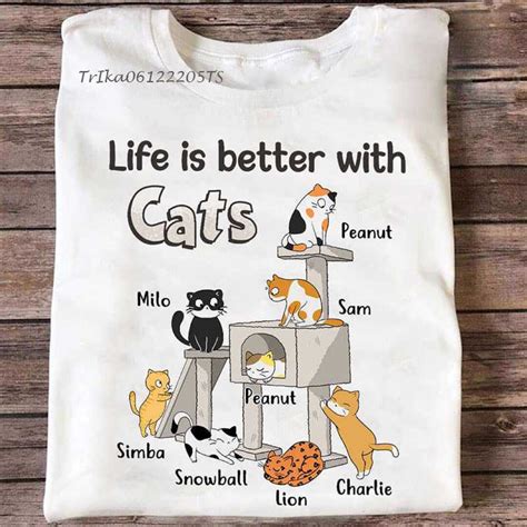 Personalized Cat Shirt Official Cat Sleep Shirt Funny Cat Shirt Life