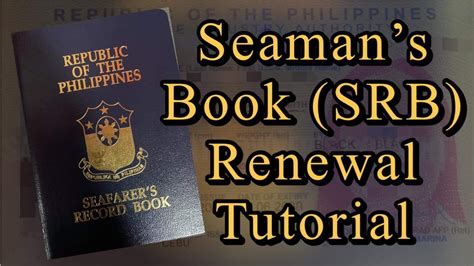 Paano Mag Renew Ng Seamans Book SRB At SID Ngayong Gamit Ang Inyong