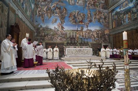 Popes Mass With Baptisms In Sistine Chapel Transmit The Faith With
