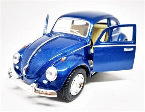 Miniatura Carrinho De Ferro Volkswagen Fusca Cl Ssico Abre As Portas