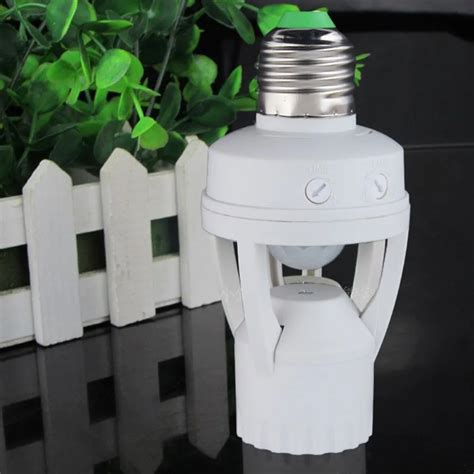 E27 Plug 360 Degree Pir Induction Motion Sensor Infrared Motion