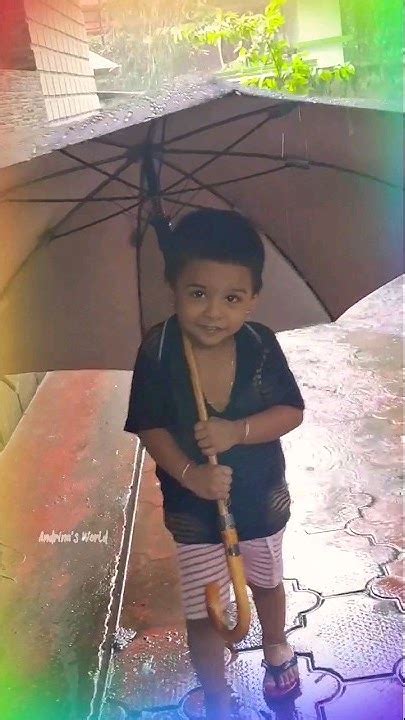 മഴ🌧️മഴ☔️rainy Day😍shortsandrinas World Youtube