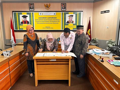 Asesmen Lapangan Program Studi Doktor Pendidikan IPA Universitas