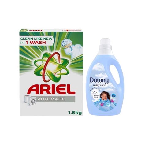 Buy Ariel Automatic Laundry Powder Detergent Original 1 5 Kg Downy