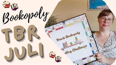 Bookopoly für den Juli Welche Bücher wandern auf Leseliste YouTube