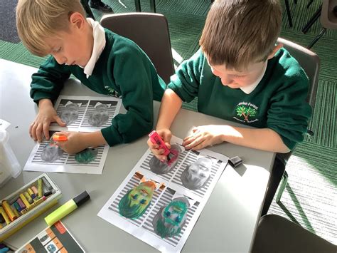 Popping Portraits Trawden Forest Primary School