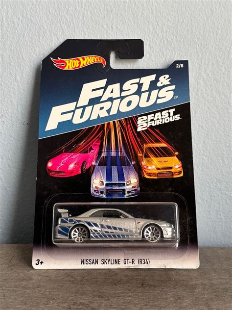 Hot Wheels Fast And Furious Nissan Skyline GTR R34 Hobbies Toys Toys Games On Carousell
