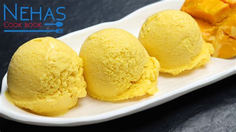 Mango Ice Cream How To Make Mango Ice Cream Mango Ice Cream With