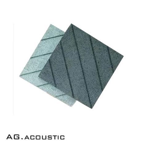 Ag Acoustic Wall Ceilings Decoration Material Soundproof Wood Fiber