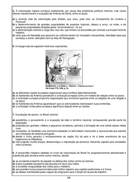 HISTÓRIA 7 ANO AVALIAÇÃO 3 BIMESTRE GABARITO ATIVIDADES