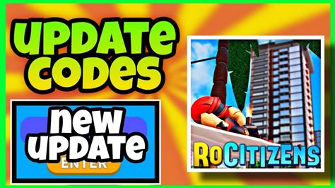 New Update All Working Codes Rocitizens Roblox Rocitizens Codes