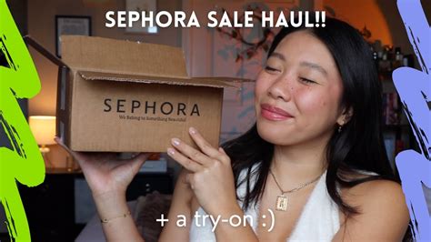 Sephora Sale Haul Try On Youtube