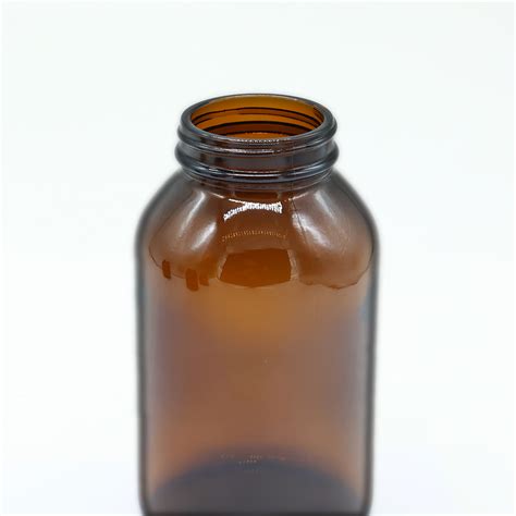 Amber Tablet Bottles With Wide Mouth Baotou KONRE Pharma Glass