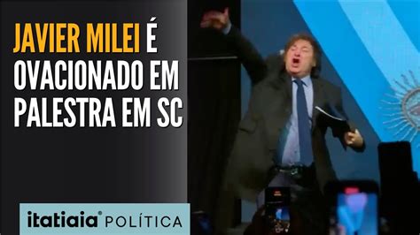 JAVIER MILEI É OVACIONADO PELO PÚBLICO NA CPAC EVENTO CONSERVADOR EM