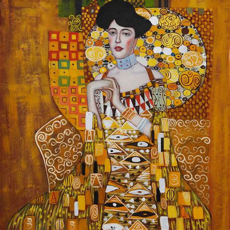 Portrait Of Adele Bloch Bauer I Gustav Klimts Paintings For Sale On