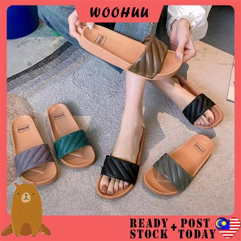 Ready Stock Woohuu Sandal Women Kasut Slipper Selipar Perempuan Wanita