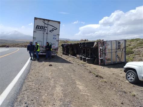 Tres Camiones Volcaron Por La Fuerza Del Viento En Neuqu N Mejor