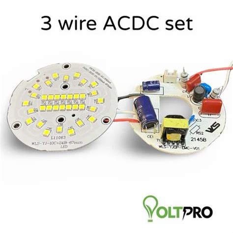 W Ac Dc Rechargeable Led Bulb Driver Pcb Set At Rs Piece In New