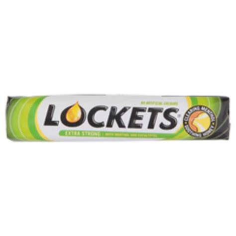 Lockets Extra Stong Sore Throat Sweets Health Superdrug