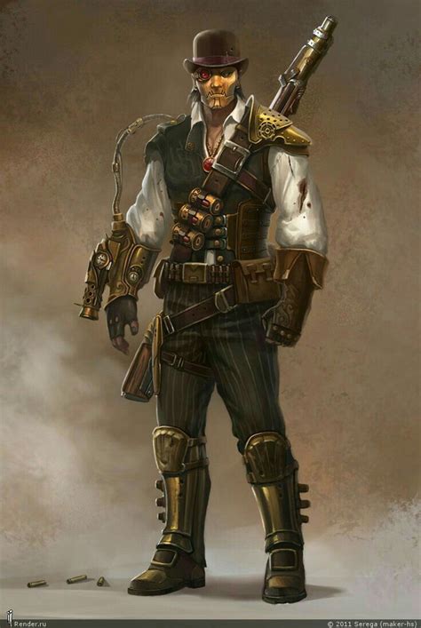 Pin By Walk On Steampunk Illustrated Steampunk Characters Steampunk