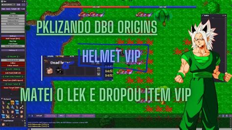 Dropei Item VipPklizando No DBO Origins 2023 Pt 1 Tibia Nto Novo