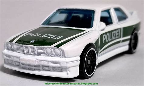 Mi colección de autos a escala BMW M Polizei Hot Wheels
