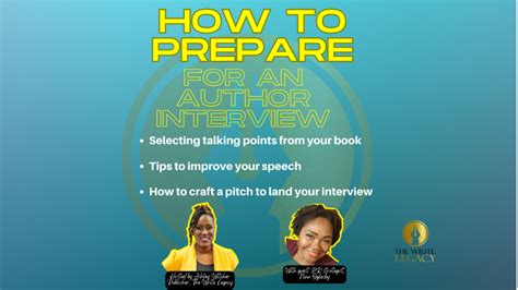 How to Prepare for an Author Interview