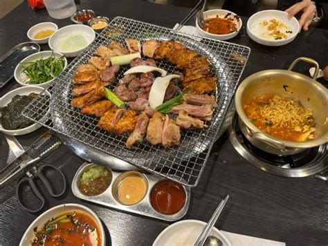 숯불닭갈비 땡기는 날 매콤 간장 숯불 닭갈비에 닭근위 구이까지 까치산역 맛집 춘천가는길 숯불닭갈비 네이버 블로그