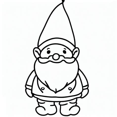 Coloriage Un Petit Gnome Mignon T L Charger Et Imprimer Gratuit Sur