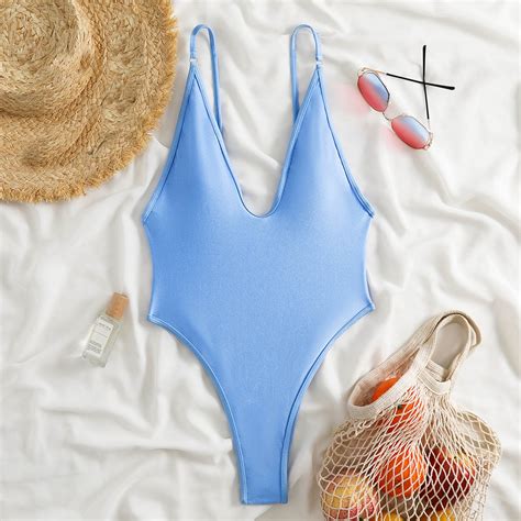 Ganfancp Swimsuit For Women One Piece Swimsuit Women Halter Bikini