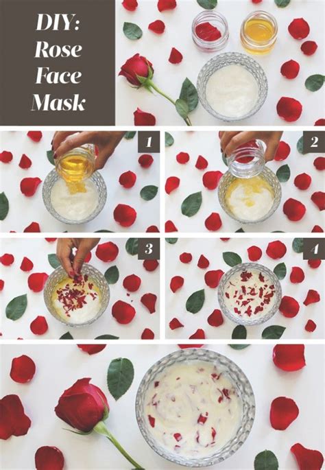 Diy Rose Face Mask For National Healthy Skin Month Rose Face Mask