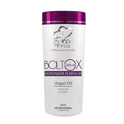 M Scara Matizadora Platinum Botox Capilar Force De Frizz Kg