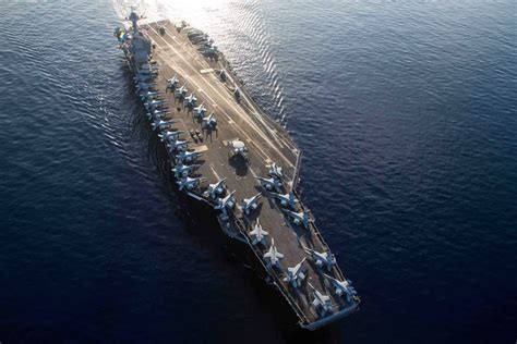 Us Navy Moves Uss Gerald R Ford Carrier Strike Group To Eastern