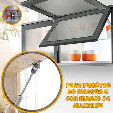 Piston A Gas 80 N Para Puerta Elevable Cocina Ducasse HERRAJES DANSER