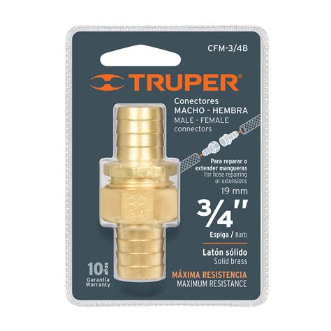 Cfm B Truper Truper Conectores Macho Y Hembra De Lat N